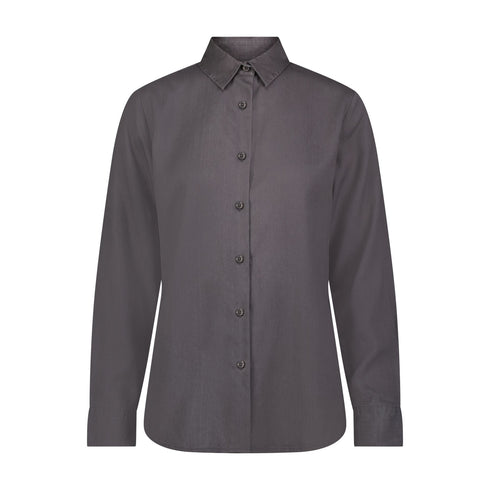 Lee Women's Pocketless Shirt in Dark Muted Gray