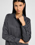 Lee Women's Pocketless Shirt in Dark Muted Gray