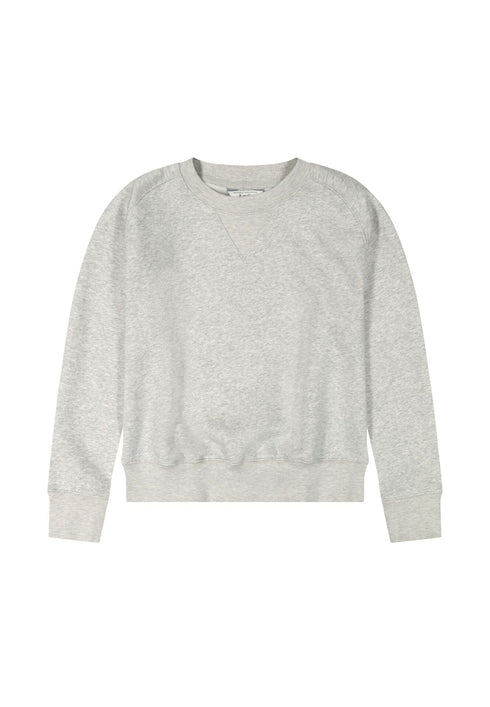 Lee Women's Raglan Crew Neck Sweatshirt In Grey Heather - Rodeo In