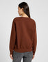 Lee Women's Raglan Crew Neck Sweatshirt In Luxe Brown