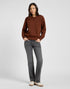 Lee Women's Raglan Crew Neck Sweatshirt In Luxe Brown