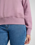 Lee Women's Raglan Crew Neck Sweatshirt In Plum Berry