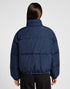 Lee Women's Relaxed Short Puffer Jacket in Mood Indigo