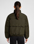 Lee Women's Relaxed Short Puffer Jacket in Olive Night