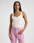 Lee Women's Rib Cami I - Shirt In Ecru - Rodeo In