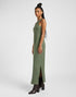 Lee Women's Rib Tank Dress In Olive Heather
