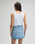 Lee Women's Rib Tank Top In Bright White - Rodeo In