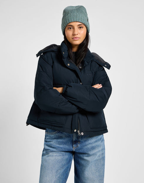 Lee Women's Ribbed Knitted Beanie in Muted Sage