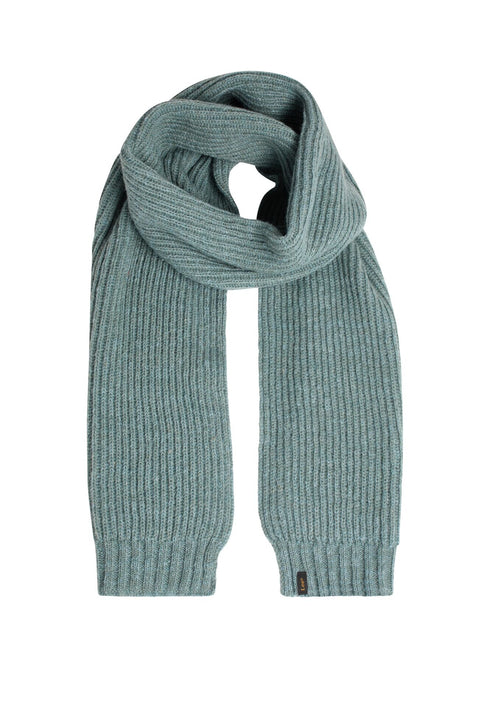 Lee Women's Ribbed Knitted Scarf in Muted Sage