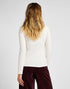 Lee Women's Ribbed Long Sleeve High Neck in Ecru