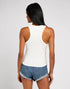 Lee Women's Ribbed Tank Shirt In Ecru - Rodeo In