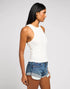 Lee Women's Ribbed Tank Shirt In Ecru - Rodeo In