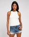 Lee Women's Ribbed Tank Shirt In Ecru - Rodeo In