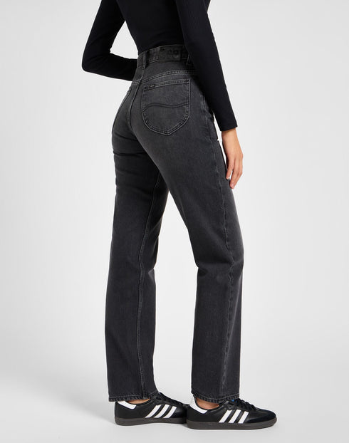 Lee Women's Rider Classic Jeans In Charred Black - Rodeo In