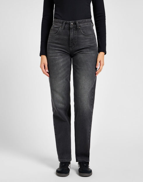 Lee Women's Rider Classic Jeans In Charred Black