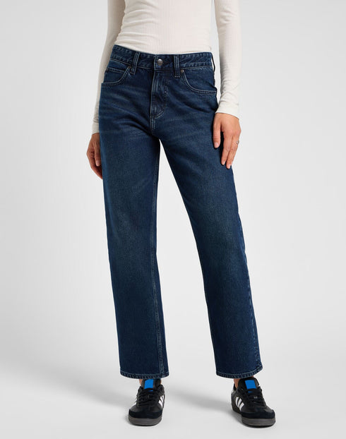 Lee Women's Rider Classic Jeans in Dark Indigo