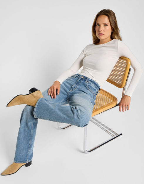 Lee Women's Rider Classic Jeans in Set Free