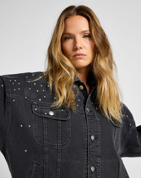 Lee Women's Rider Jacket in Fresh Black