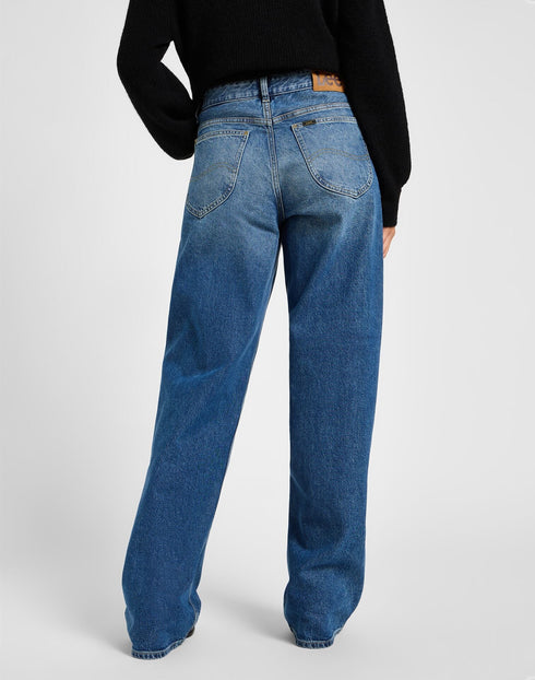 Lee Women's Rider Loose jeans In Blue Flame