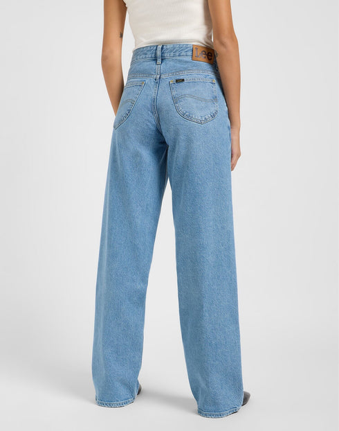 Lee Women's Rider Loose Jeans In Blue Koi