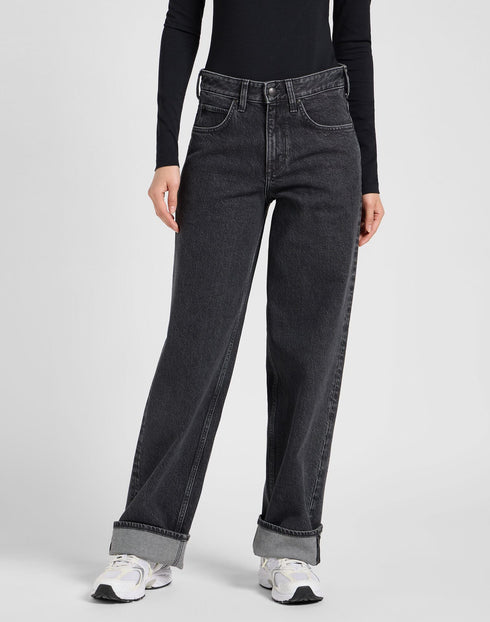 Lee Women's Rider Loose Jeans In Bygone Era - Rodeo In