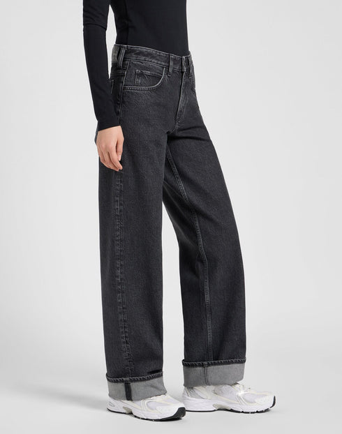 Lee Women's Rider Loose Jeans In Bygone Era - Rodeo In