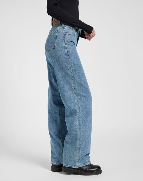 Lee Women's Rider Loose Jeans In Hidden Isle