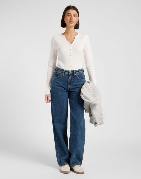 Lee Women's Rider Loose Jeans In Sharp Point