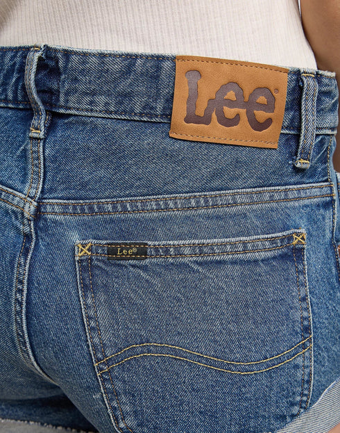 Lee Women's Rider Short In Classic Indigo