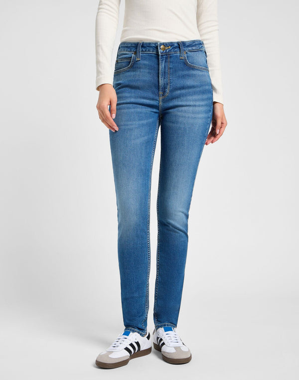 Lee Women's Scarlet High Jeans In Mid Destiny - Rodeo In