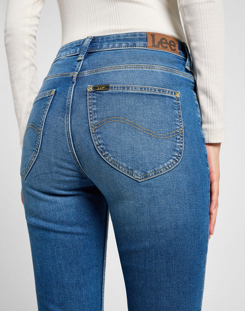 Lee Women's Scarlet High Jeans In Mid Destiny - Rodeo In