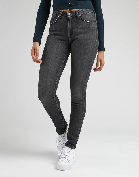 Lee Women's Scarlett High Jeans In MIddle Of The Night - Rodeo In