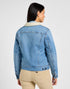 Lee Women's Sherpa Rider Jacket In Blue Voyage