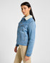 Lee Women's Sherpa Rider Jacket In Blue Voyage