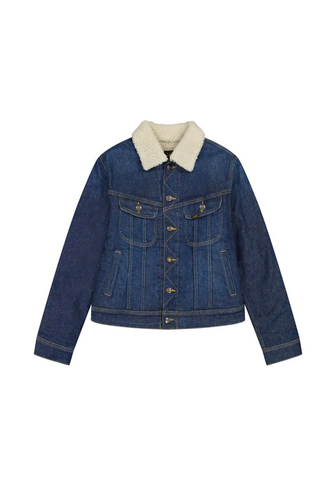 Lee Women's Sherpa Rider Jacket In She's A Ten - Rodeo In