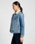 Lee Women's Sherpa Rider Jacket In Teleport Me - Rodeo In