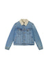 Lee Women's Sherpa Rider Jacket In Teleport Me - Rodeo In