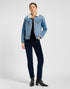Lee Women's Sherpa Rider Jacket In Teleport Me