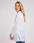 Lee Women's Shirred Blouse In Bright White