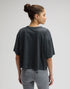 Lee Women's Short Sleeve Cropped T-Shirt In Washed Black - Rodeo In