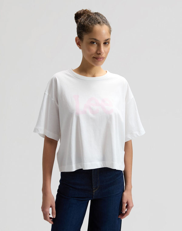 Lee Women's Short Sleeve T-Shirt In Bright White - Rodeo In