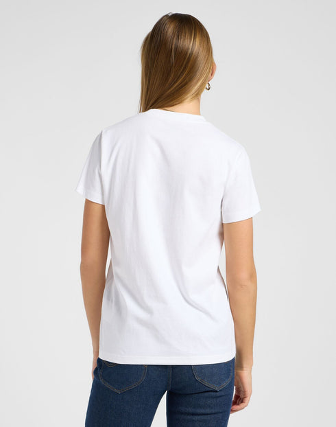 Lee Women's Small Graphic T-Shirt In Bright White - Rodeo In