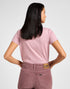 Lee Women's Small Logo T-Shirt in Pretty Plum