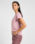 Lee Women's Small Logo T-Shirt in Pretty Plum