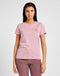 Lee Women's Small Logo T-Shirt in Pretty Plum