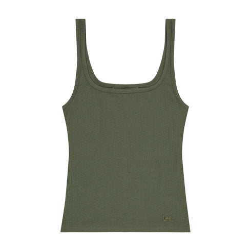 Lee Women's Square Tank In Olive Grove