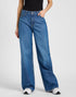 Lee Women's Stella A Line jeans In Blue Berry Field