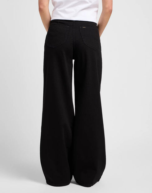 Lee Women's Stella A Line Jeans In Clean Black