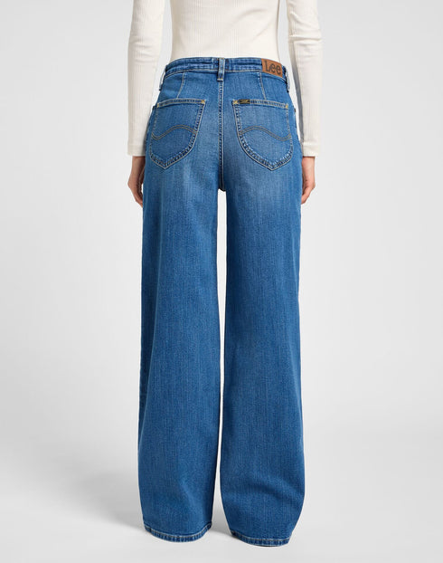 Lee Women's Stella A Line Jeans In mid Cheer - Rodeo In