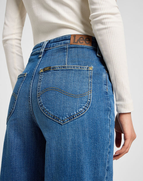 Lee Women's Stella A Line Jeans In mid Cheer - Rodeo In